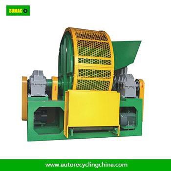 Factory Sale Double Shaft Scrap Tyre Shredder