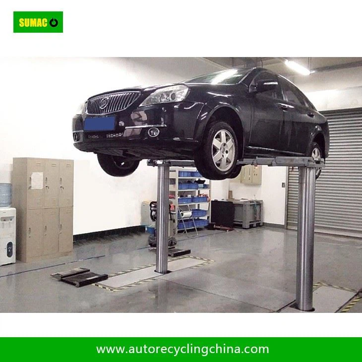 Inground Recycling Car Flip Lift Equipment